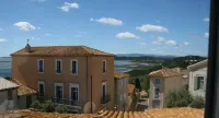Lagoon and sea views from the heart of the village of Bages between Narbonne and Collioure - vue mer