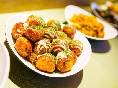 料理 天然温泉 四季彩の湯 スーパーホテルPremier大阪本町駅前の写真