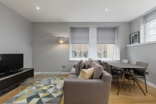 Destiny Scotland Apartments at Canning Street Lane - مطابخ