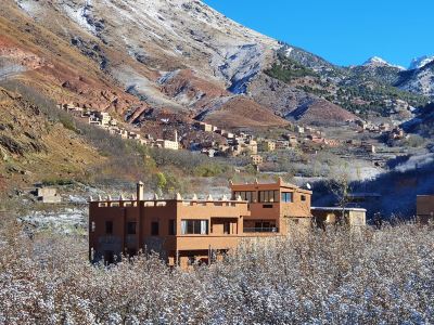 3-Bedroom Apartment in Imlil with View of Mount Toubkal