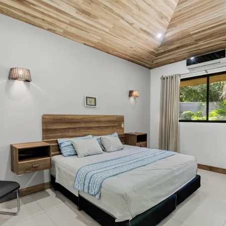 Stylish 3-Bedroom Tropical Escape with Pool & Outdoor Living, 1 Block from Playa Potrero