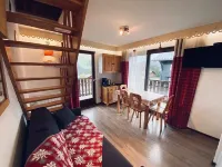 Praz de Lys resort, duplex apartment 200 metres from the ski lifts 타낭즈 호텔