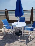 Direct Oceanfront Studio with Balcony, King Bed, Kitchenette, and Wifi