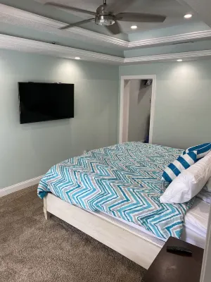 Centrally located, waterfront, Heated pool home.