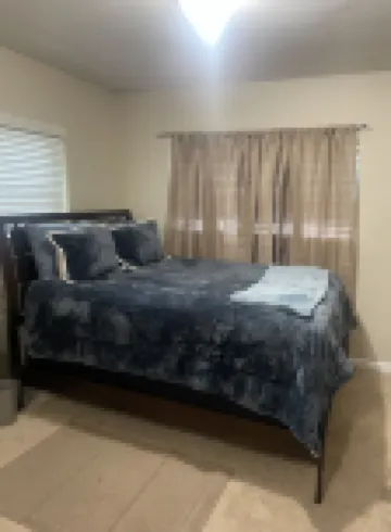 Large bedroom with full bath and walk in closet