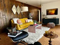 Downtown Mid-Century Modern Condo with Retro Vibes