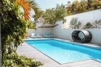 2 Zimmer Apartment - Pool - Eiswürfelkühlschrank - 2 Personen - Coconut