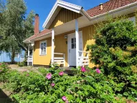 Swedish house by the lake in the Müritz National Park