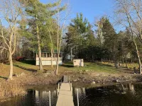 Lakefront Cabin on Black Lake with Dock - Sleeps 13 Hotels in Macomb