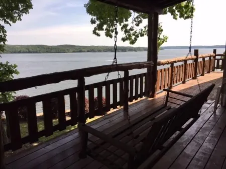 Waterloo Cabin on Wide Water, Boat Dock, Beach, & Awesome Views!