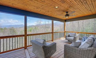 Smoky Mountain Cabin Rental Game Room, Fire Pit!