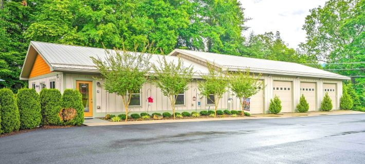 Pisgah Forest Farm Home Outdoor Pool and Games Hotels in Transylvania County