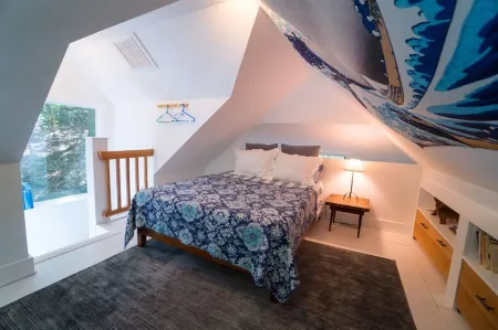 Tucked into the quiet woods of Sag Harbor.