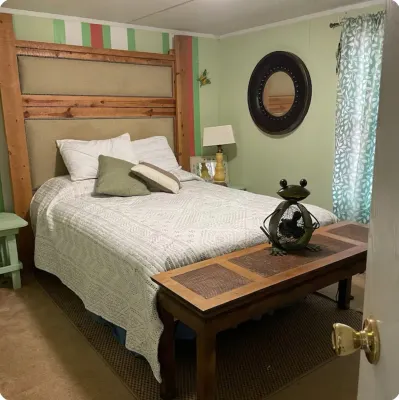 Cozy 1-bedroom apartment in tranquil Buxton, across from sound,with WiFi, AC
