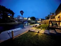 Hotrod & TT's Great Adventures, Dog Friendly Canal Waterfront on Laguna Madre