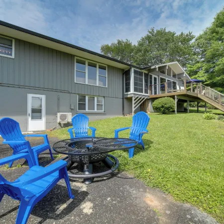 Centrally Located Brevard Home w/ Deck & Fire Pit!