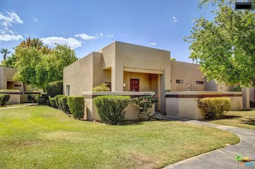 Awesome lake, golf course, mountain view Desert Princess Country Club condo!