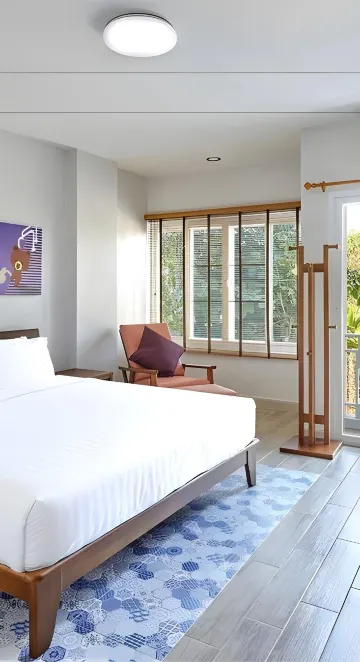 ห้องซิกเนเจอร์, เตียงคิงไซส์ 1 เตียง, วิวสวน