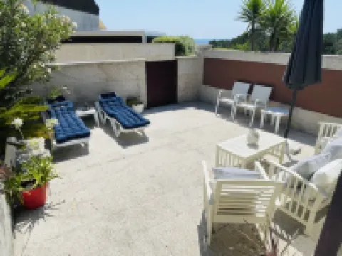 FIRST LINE BEACH, SPA, SWIMMING POOLS, TENNIS, PADDLE, SQUASH, GARDEN, CHILDREN'S PLAYGROUND.