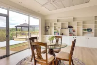 Mountain View and Fire Pit Modern Copperhill Home