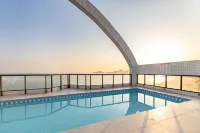 Ark Houses - Flat Luxo Vista-Mar C/ Piscina na Cobertura - Yüzme Havuzu