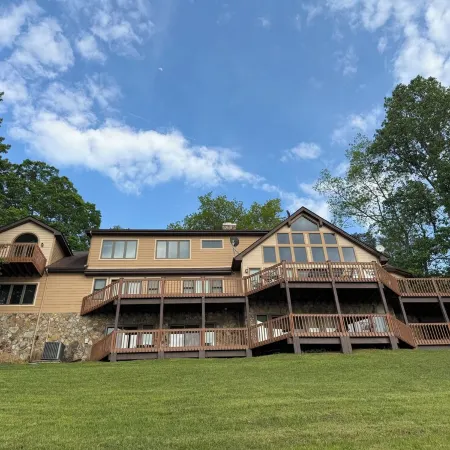 Deerfield Lakefront Home. Most expansive unobstructed view on all of Norris Lake