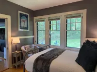 Right Off Main st &Mirror Lake, Olympic Ski Jump View! Fire Pit Hot Tub Foosball - 4-Star