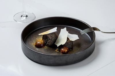 料理 プラハ マリオット ホテルの写真