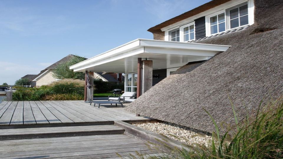 Villa by Tjeukemeer with Private Jetty
