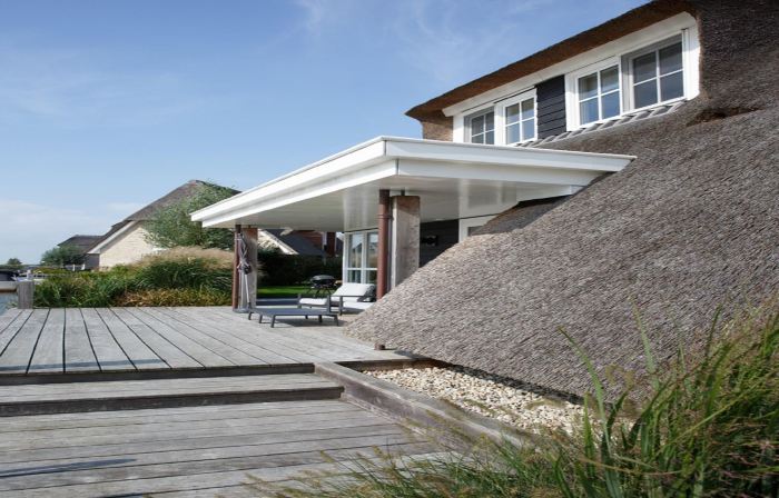 Villa by Tjeukemeer with Private Jetty