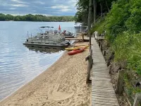 Lake Front Rustic Suite Rental Hotels in Newaygo County
