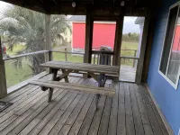 Watch the sun rise from this waterfront home.