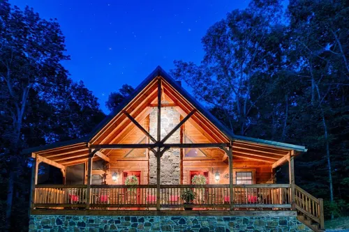 New Construction Log home, beautiful home with boat slip - balcony