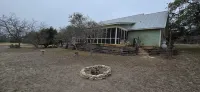 Secluded pet friendly hill country home on 7 acres.