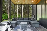 New Modern Cabin on 2 Acres with Water Views