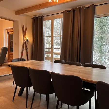 Modern vacation home / chalet with forest view in Dresden