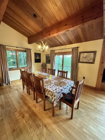 Pine Haven Retreat overlooking Whiteface-privacy, amenities & views. Sleeps 8-12