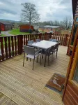 3 bedroom lodge with wifi and leisure facilities