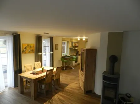 North Sea coast, charming Frisian house on the old dike with sauna, fireplace, beach chair