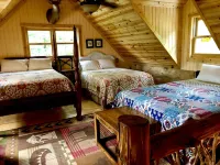 2BR/2Bath1800's Original Secluded Romantic River Mountain Cabin Therapy Hottub