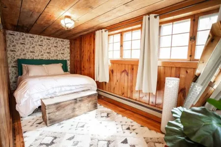 ❖Charming Log Cabin❖Firepit❖Great Deck with Grill❖