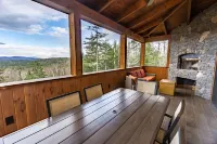 Stunning Mountaintop Retreat with High End Amenities and Four Fireplaces