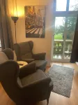 Vacation apartment with balcony overlooking the spa gardens of Bad Rothenfelde Hotels in Bad Rothenfelde