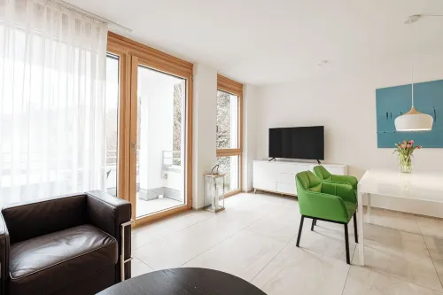 exclusive apartment in romantic site at small sailing harbor