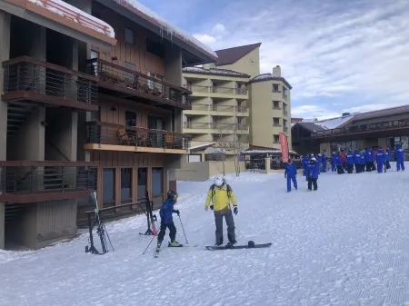 A True Ski-In/Ski-Out Location.  Steps to slopes...hard to get any closer! Отели в г. Маунт Крестед Бьютт