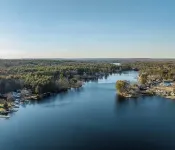 Spacious Lakehouse w/ Private Beach Hotels in Coventry