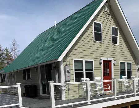 Sebago Lake, ME  Lakeside Hot Tub just renovated