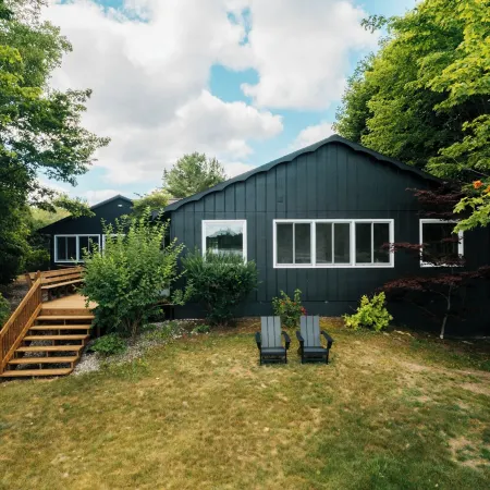 Stillwater Cottage - lakefront with chefs kitchen, fireplace, firepit