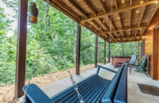 Blue Ridge Mountain Cabin w/ Hot Tub, Firepit, Game Room & Scenic Views