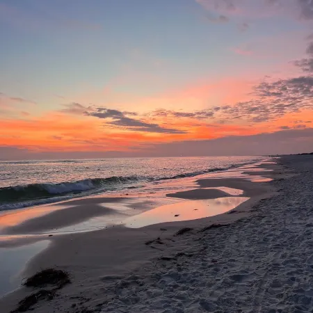 Walk to beach, restaurants, & shopping. Charming, pet-friendly 3BR bungalow.